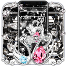 Silver Diamond Jewelry Theme APK