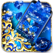 Blue Diamond Bow Theme