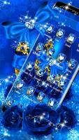 Blue Diamond Bow Theme تصوير الشاشة 3