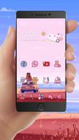 Pink Love Theme for Android Free Ekran Görüntüsü 3
