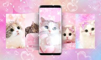 かわいいふわふわの猫のテーマ😻 スクリーンショット 1