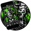 ”Gothic Metal Graffiti Skull Theme