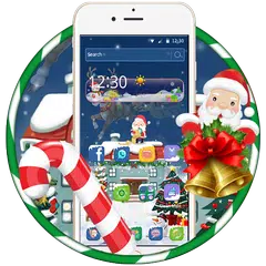 Скачать Cute santa claus christmas theme APK