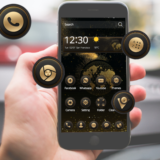 Black Business Gold-Desktop-Thema