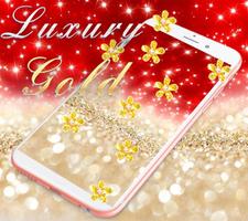Schimmer Gold Live Wallpaper Thema Plakat
