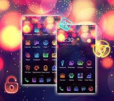 Neon Light Launcher captura de pantalla 3