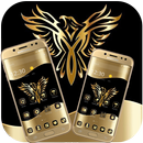 Gold Luxury Eagle Theme APK