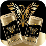 Gold Luxury Eagle Theme ไอคอน