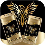 Gold Luxury Eagle Theme icône