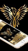 برنامه‌نما Gold Luxury Eagle Theme عکس از صفحه