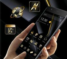 Gold Black Business Theme পোস্টার