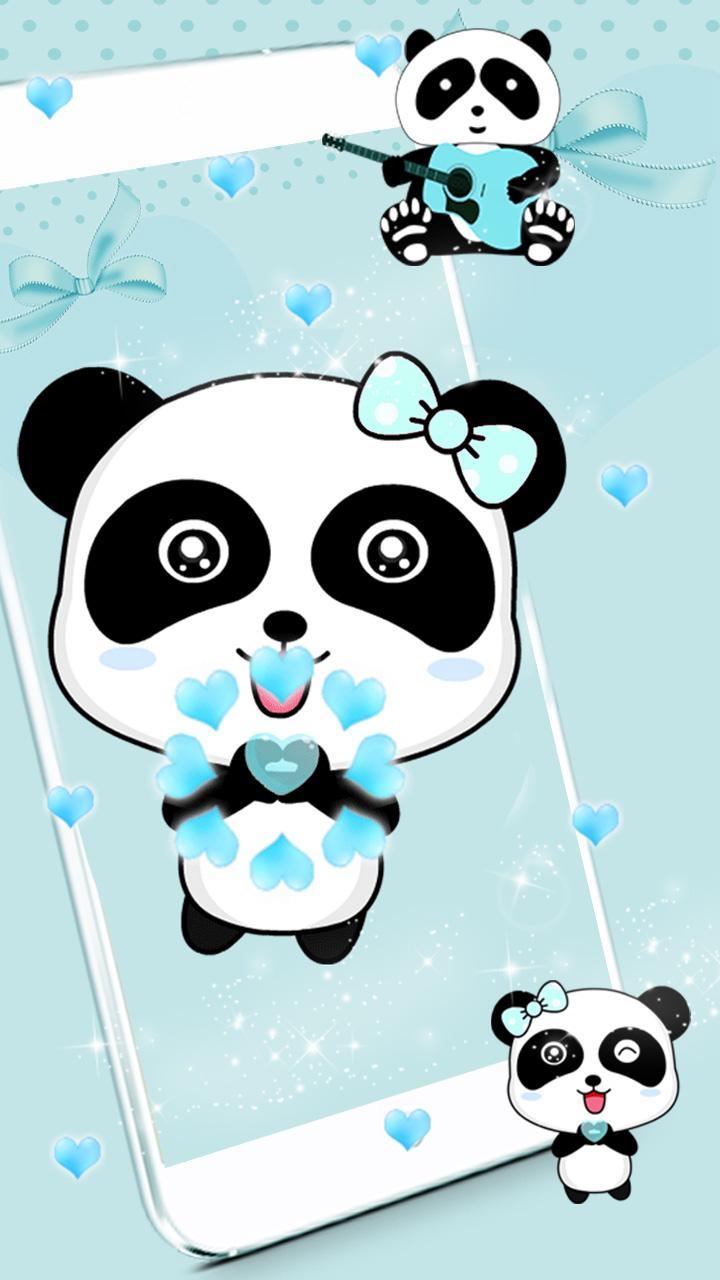 Biru  cinta panda  wallpaper  hidup for Android APK Download