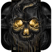 Gold Black Horrific Skull Theme