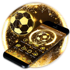 Golden Glitter Football Cup Theme-icoon