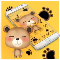 Yellow Vinny Bear Cute Theme APK Herunterladen