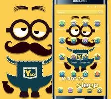 Tema de dibujos animados lindo amigo feliz captura de pantalla 2