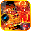 Flaming Skull DJ Theme