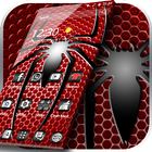 Red Metal Spider Theme Zeichen