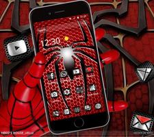 Red Metal Spider Theme Screenshot 2