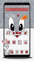 برنامه‌نما Naughty Rabbit Theme🥕🐰 عکس از صفحه