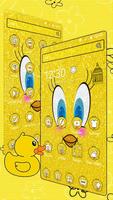 Glittering Yellow Bird Cartoon Theme🐥 تصوير الشاشة 1