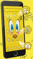 Glittering Yellow Bird Cartoon Theme🐥 تصوير الشاشة 2