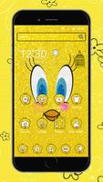 Glittering Yellow Bird Cartoon Theme🐥 تصوير الشاشة 3