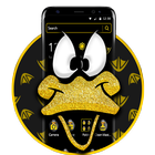 Cartoon Black Duck Theme🦆 icon