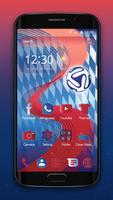 Bayern Theme / Huawei, Samsung, LG, HTC, Sony الملصق
