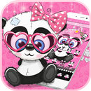 Pink Baby Panda Theme APK