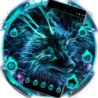 ikon Blue Magic Supernatural Neon Wolf Theme