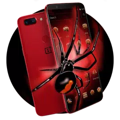 download Red Poisonous Spider Theme APK