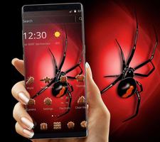 برنامه‌نما Red Poisonous Spider Theme عکس از صفحه