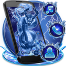 Blue Thunder Dragon Theme APK