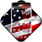 American Flag Theme icône