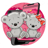 Pink Teddy Bear Lover Theme иконка
