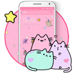 Pusheen Cat Lovely Pink Theme🐱