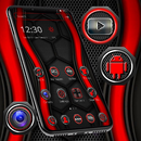 Red and Black Launcher Theme APK