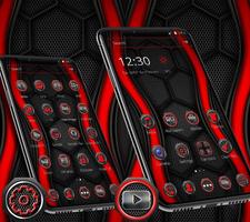 Red and Black Launcher Theme スクリーンショット 1