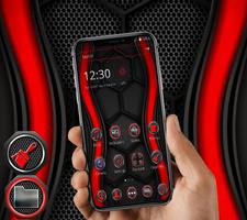 Red and Black Launcher Theme スクリーンショット 2