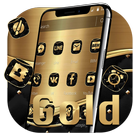 Golden Luxury Black Business Theme icono