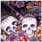 Colorful Flower Skull Fancy Theme иконка