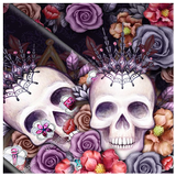 Colorful Flower Skull Fancy Theme biểu tượng