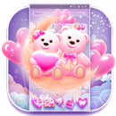 Cute Teddy Love Theme APK