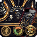 Harley-Davidson theme Metal materi theme APK