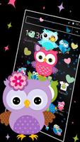 Cute Cartoon Owl Theme screenshot 1