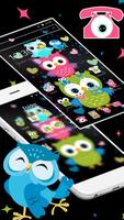 Cute Cartoon Owl Theme screenshot 2