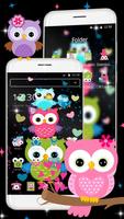 Cute Cartoon Owl Theme screenshot 3