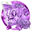 Purple Diamond Theme Love