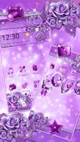 Purple Diamond Theme Love تصوير الشاشة 1